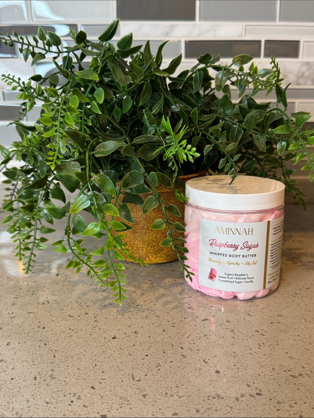 AMINNAH - RASPBERRY SUGAR WHIPPED BODY BUTTER